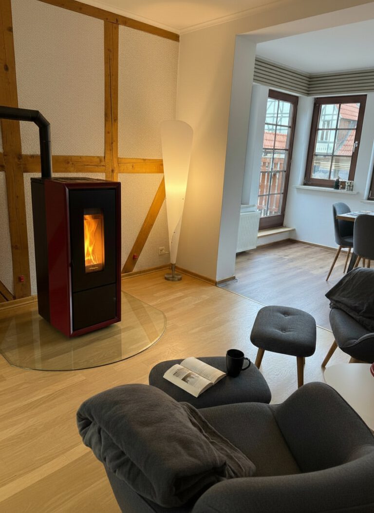 Ferienwohnung-Bergmoment-fewo-Blankenburg-Harz-Kaminzimmer